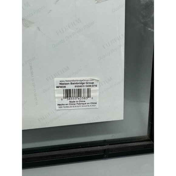 Black landscape creek trees nature photo Picture Frame layered 11.5x14.5" READ - Picture 13 of 13